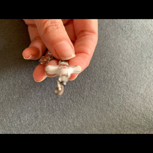 White Cross Pendant - Picture 2 of 2